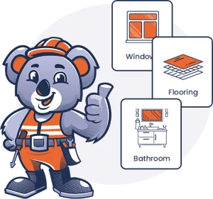 Home improvement project planning illustration