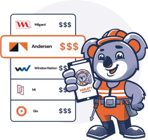 Contractor matching system showing trusted local professionals